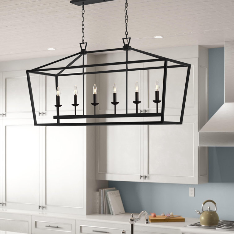 Laurel Foundry Modern Farmhouse Neuhaus 6 Light Kitchen Island